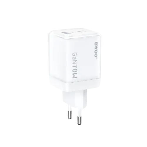  BWOO BO-CDA224 70W 2-Port Fast GaN Charger Adapter 