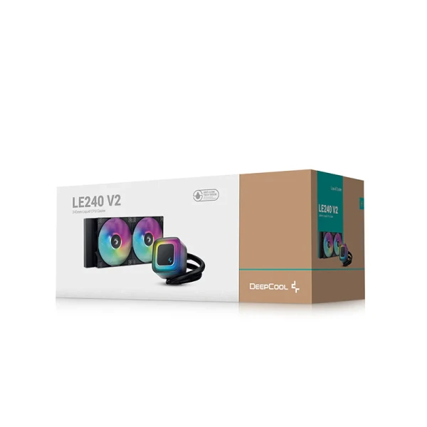  DeepCool LE240 V2 240mm ARGB All-in-One Liquid CPU Cooler 