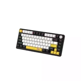  PC Power K82 RGB Wired Mechanical Keyboard (Black & Yellow White) 