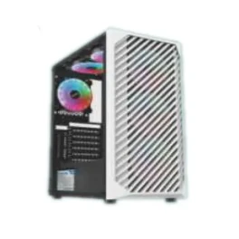  PC Power PP-GS2409 WH Z777 Mesh White ATX Desktop Gaming Casing 