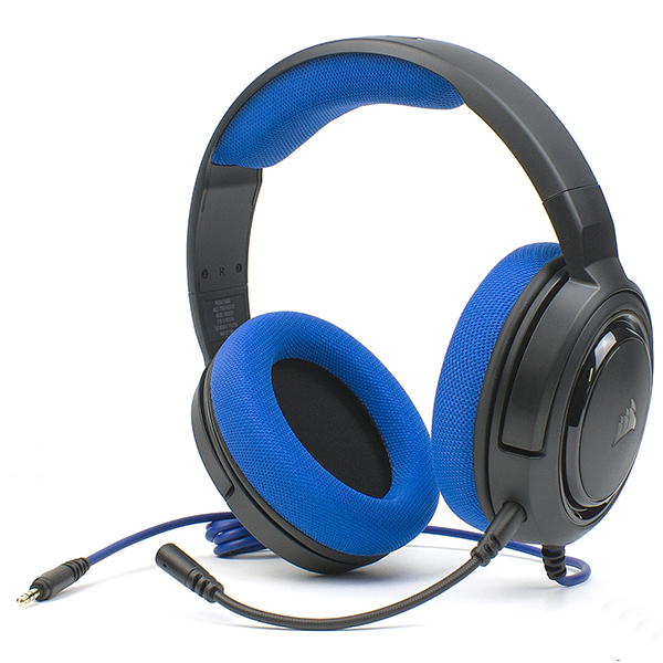  Corsair HS35 Stereo Gaming Headphone - Blue 