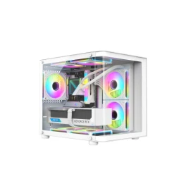  PC Power Icecube Edge Infinity WH Gaming Casing 